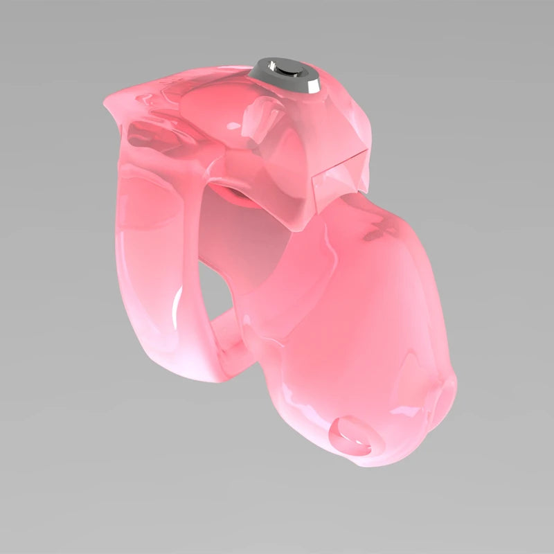 holy trainer pink chastity cage