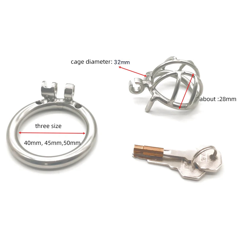 Mini Steel™ Nano Chastity Cage